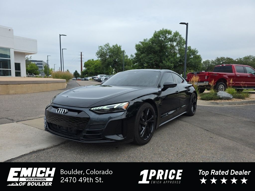 Black Metallic 2023 Audi e-tron GT Sedan All-Wheel Drive 1-Speed Automatic