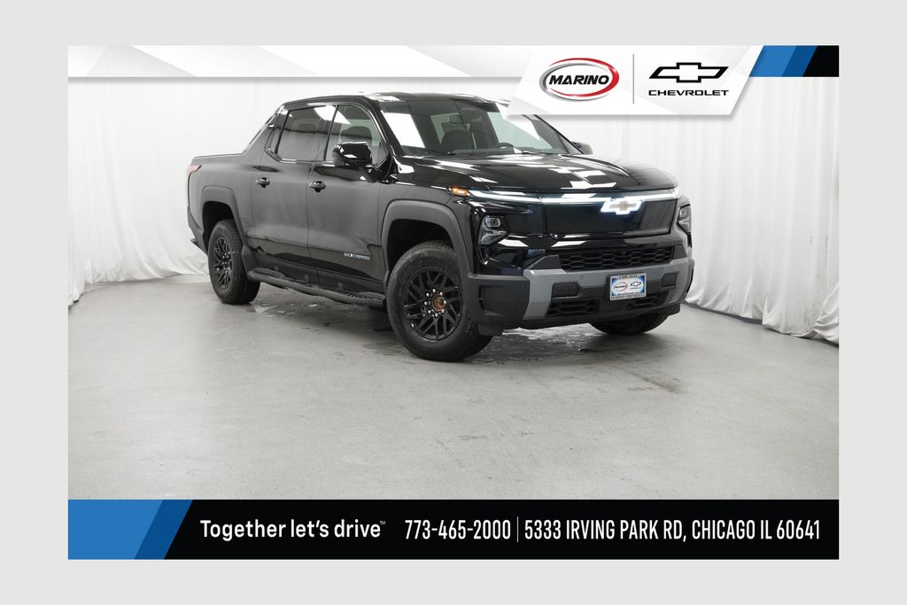Black 2026 Chevrolet Silverado EV Pickup Truck All-Wheel Drive 1-Speed Automatic