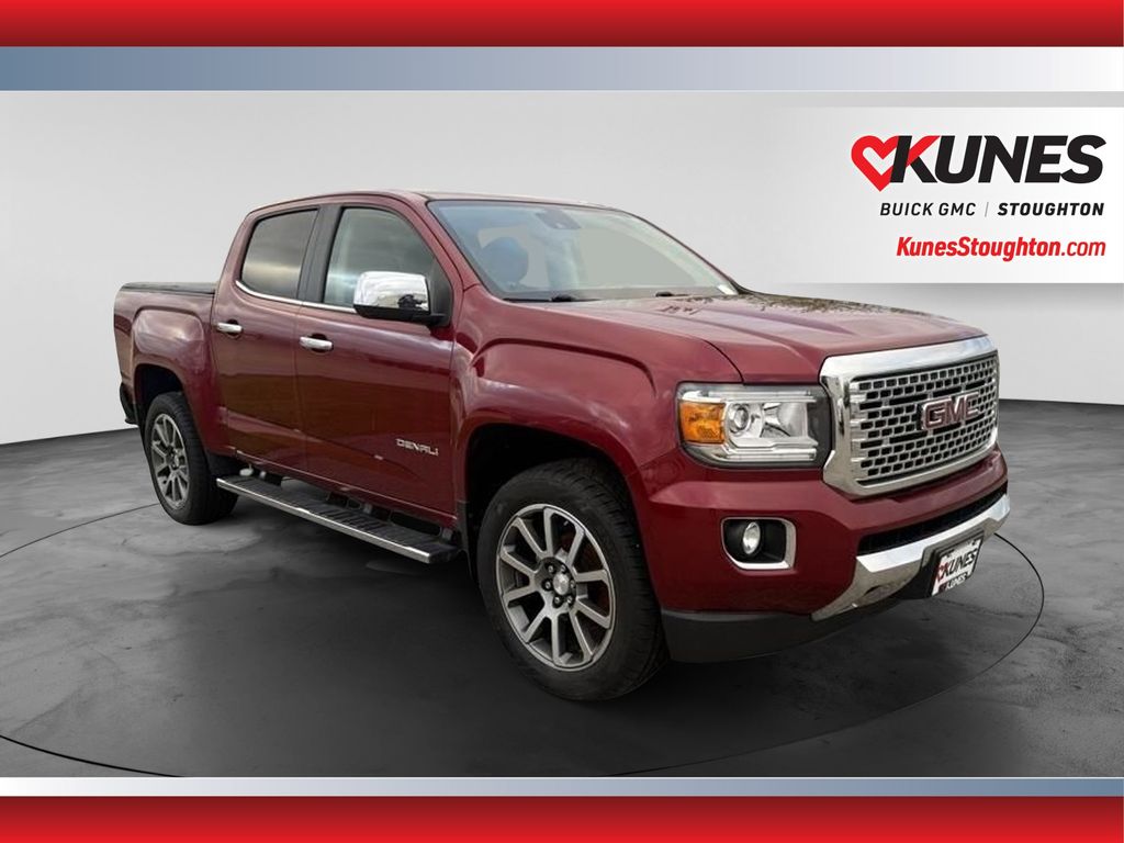 Red Quartz Tintcoat 2018 GMC Canyon Pickup Truck Four-Wheel Drive 8-Speed Automatic