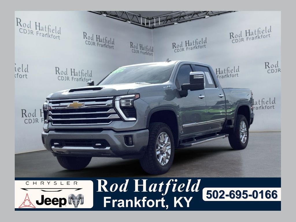 Sterling Gray Metallic 2024 Chevrolet Silverado 3500HD Pickup Truck Four-Wheel Drive Automatic