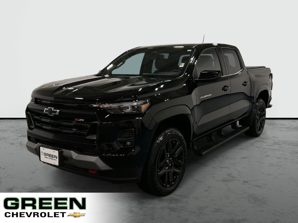 Black 2025 Chevrolet Colorado Pickup Truck Four-Wheel Drive 8-Speed Automatic