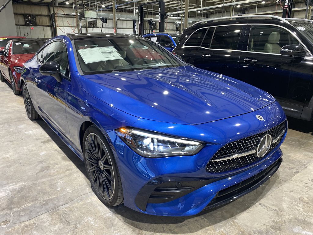 Sterling Blue Metallic 2024 Mercedes-Benz CLE Coupe All-Wheel Drive 9-Speed Automatic