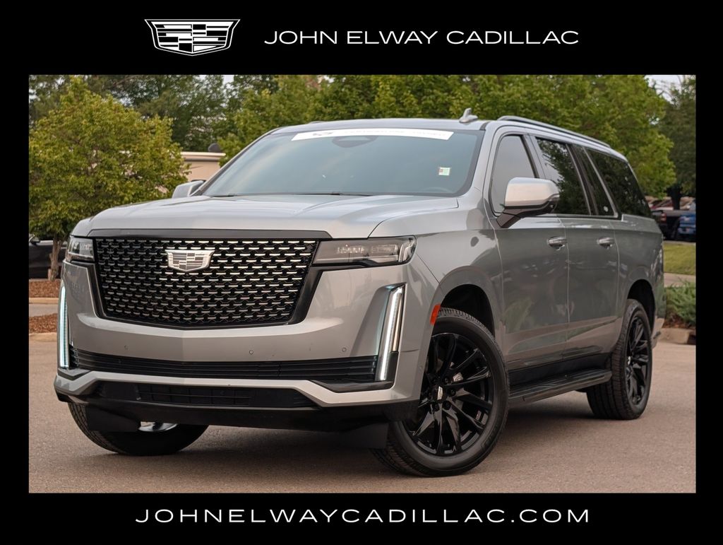 Argent Silver Metallic 2023 Cadillac Escalade ESV SUV / Crossover Four-Wheel Drive Automatic