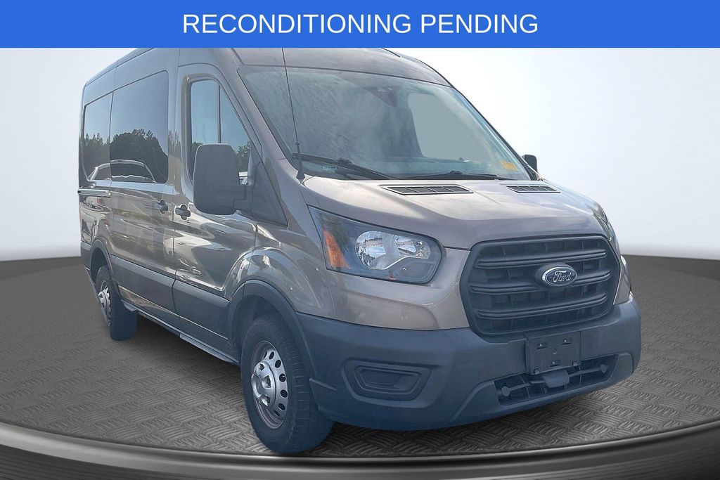 Silver Metallic 2020 Ford Transit Passenger Van