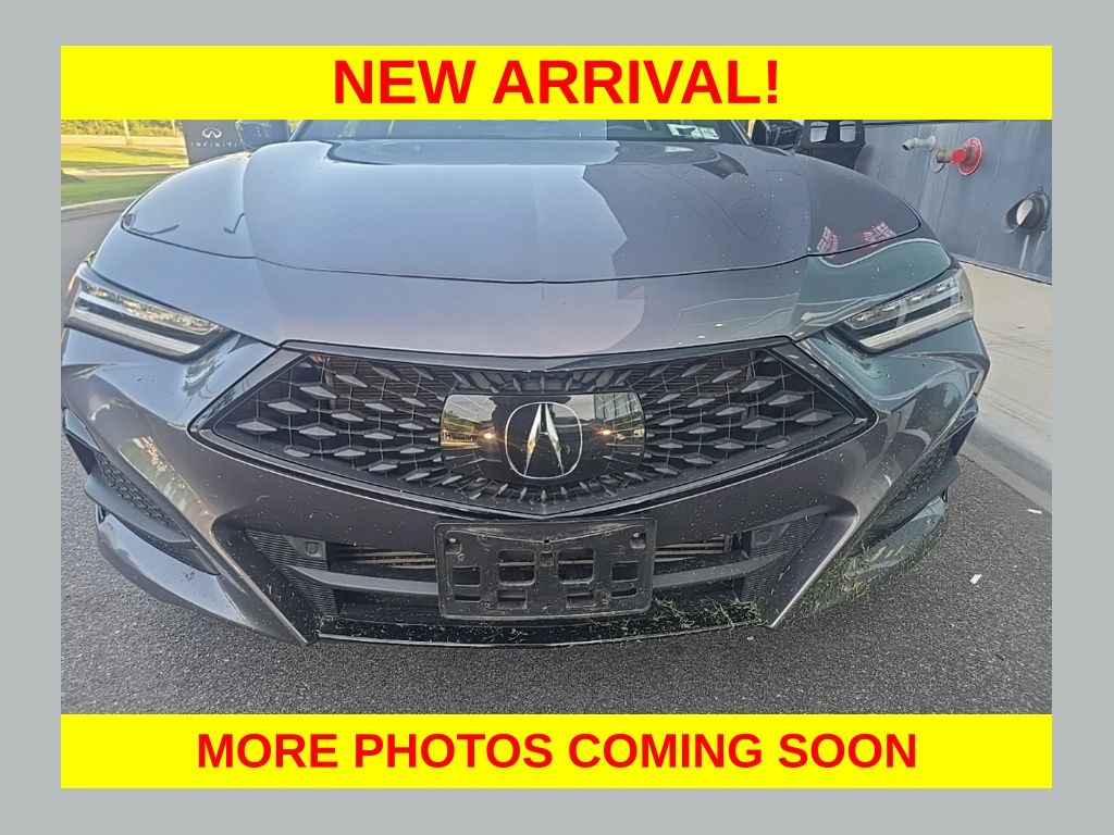 Gray 2023 Acura TLX Sedan Front-Wheel Drive Automatic