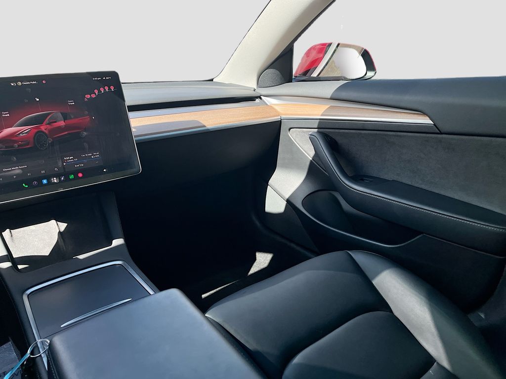 Used 2022 Red Tesla Performance image 20