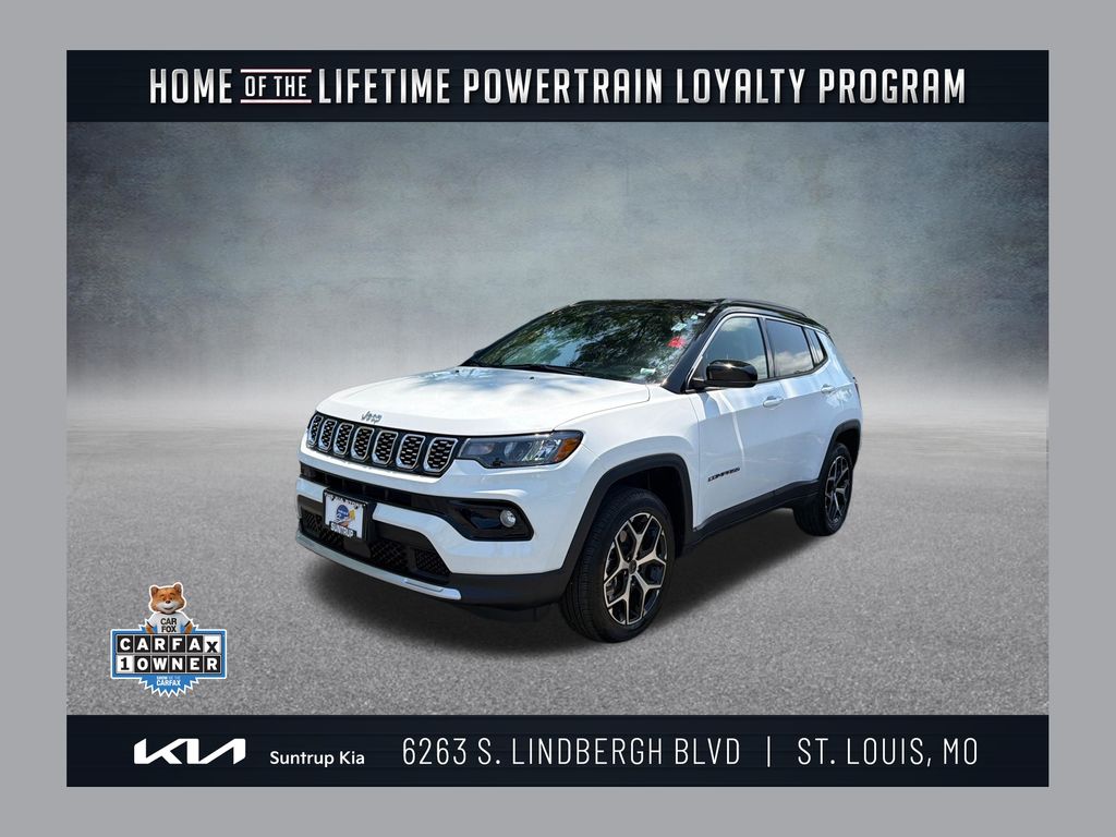 Bright White Clearcoat 2026 Jeep Compass SUV / Crossover Four-Wheel Drive 8-Speed Automatic