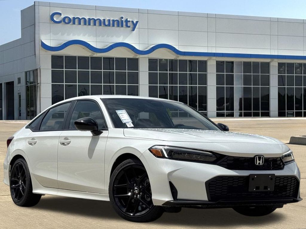 2026 Honda Civic Sport White at Community Honda