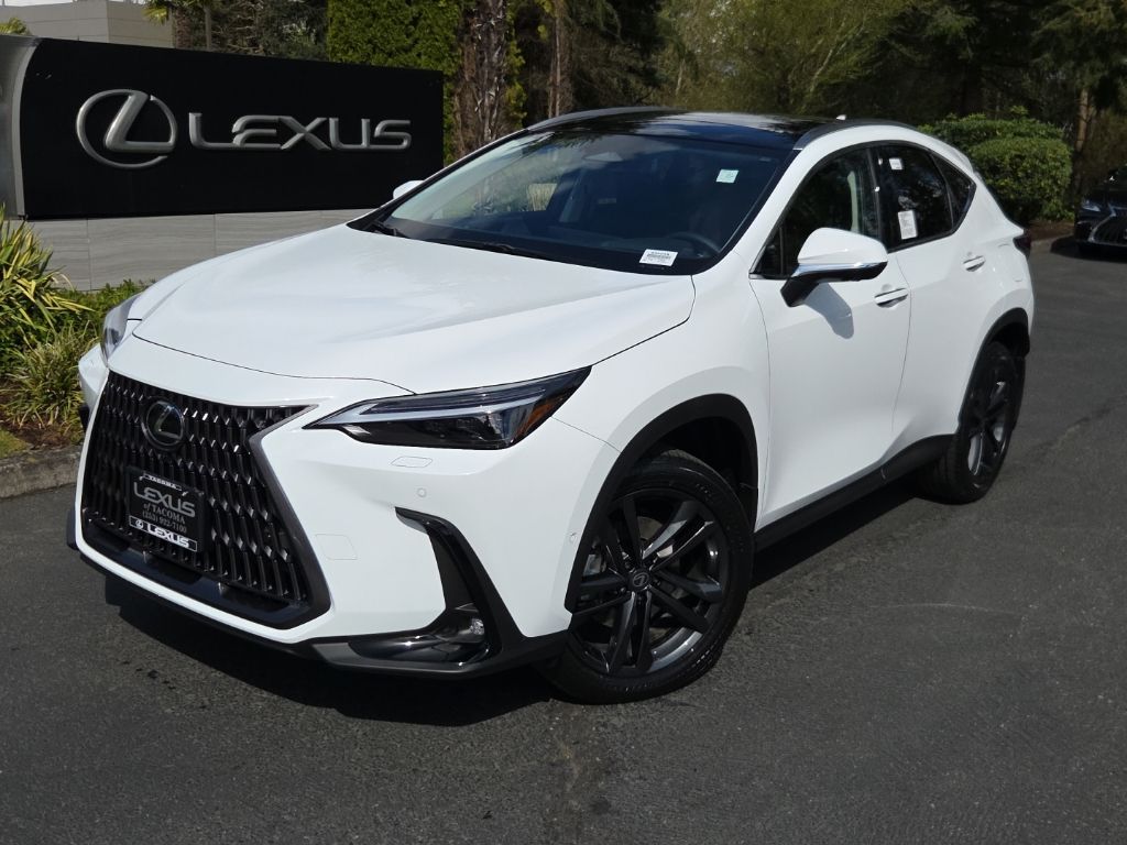 Ultra White 2026 Lexus NX Hybrid 450h+ Luxury AWD SUV / Crossover All-Wheel Drive Continuously Variable Transmission