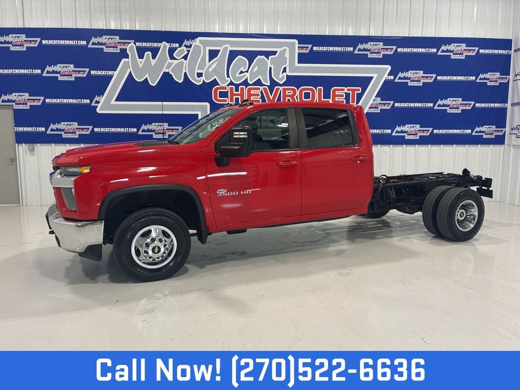 Red Hot 2020 Chevrolet Silverado 3500HD LT Crew Cab LB 4WD Pickup Truck Four-Wheel Drive 6-Speed Automatic