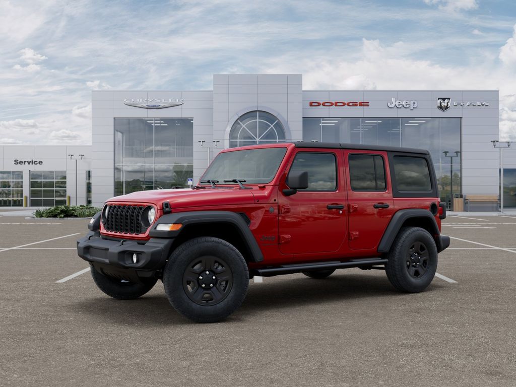 New 2026 Firecracker Red Clearcoat Jeep Sport image 2