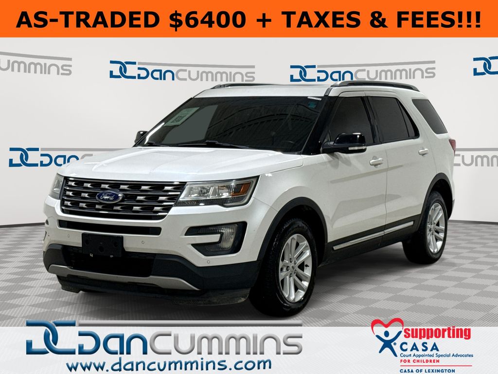 White 2016 Ford Explorer SUV / Crossover All-Wheel Drive 6-Speed Automatic