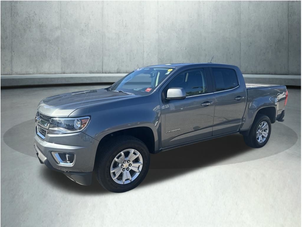 Gray (Satin Steel Metallic) 2019 Chevrolet Colorado Pickup Truck Four-Wheel Drive 8-Speed Automatic