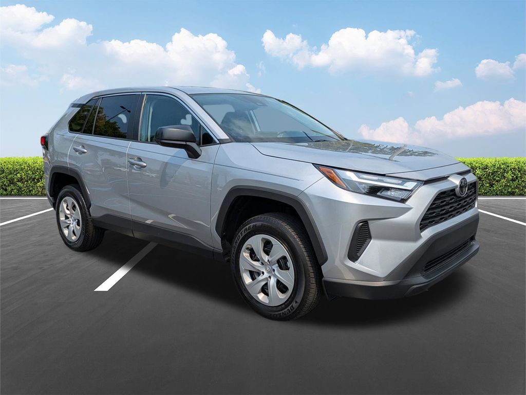 Silver Sky Metallic 2024 Toyota RAV4 LE FWD SUV / Crossover Front-Wheel Drive 8-Speed Automatic