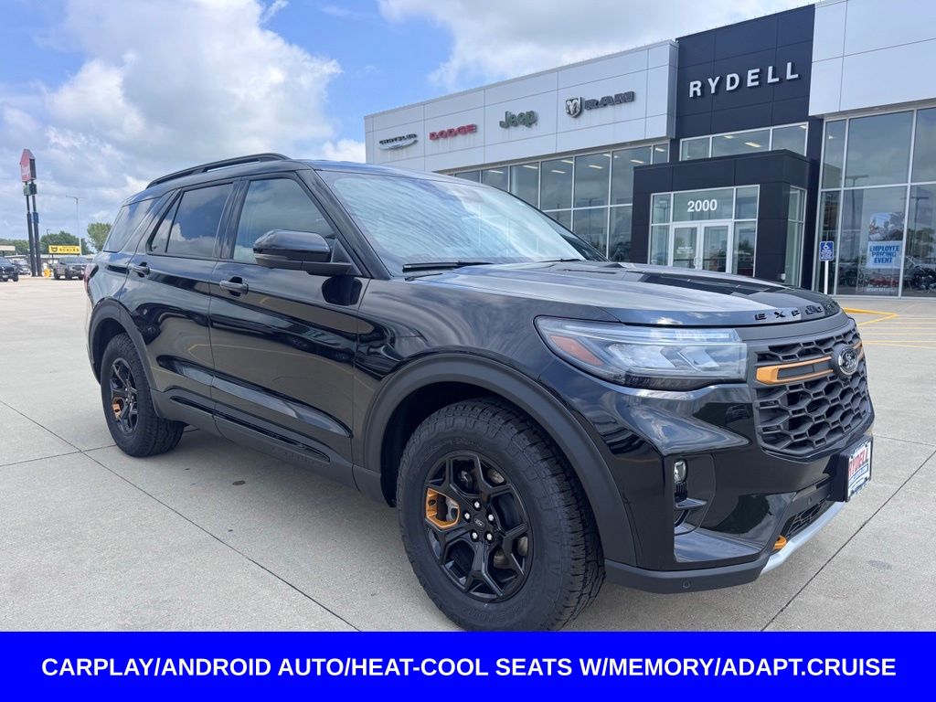 Agate Black Metallic 2026 Ford Explorer SUV / Crossover All-Wheel Drive Automatic