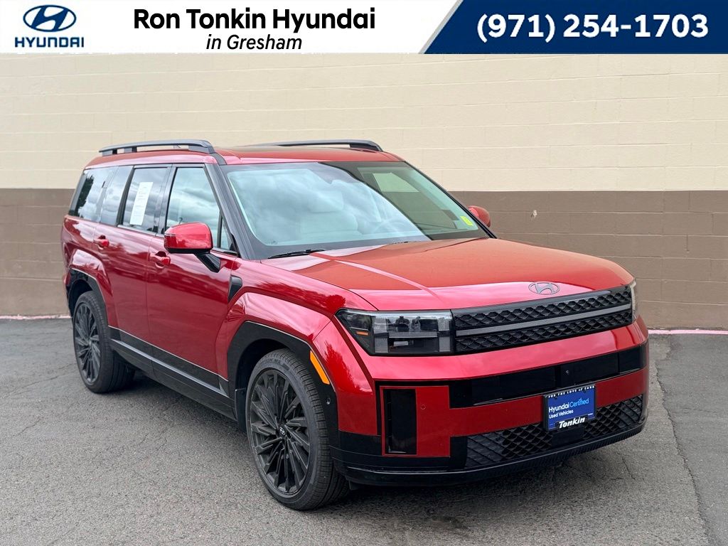 Ultimate Red 2025 Hyundai Santa Fe SUV / Crossover All-Wheel Drive Automatic