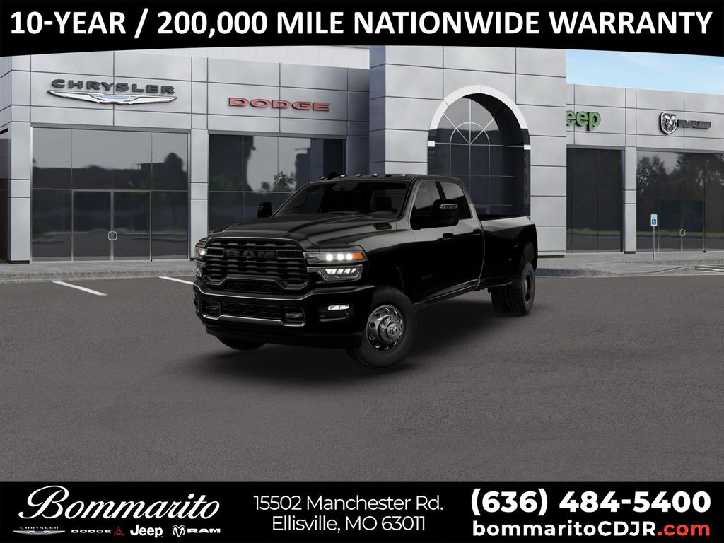 Diamond Black 2026 RAM 3500 Big Horn Crew Cab LB DRW 4WD Pickup Truck Four-Wheel Drive 8-Speed Automatic