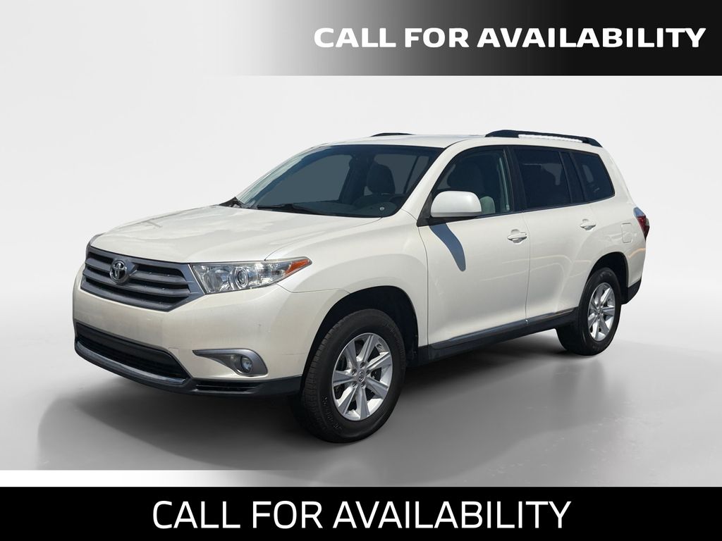 White (Blizzard Pearl) 2013 Toyota Highlander SUV / Crossover  6-Speed Automatic Overdrive