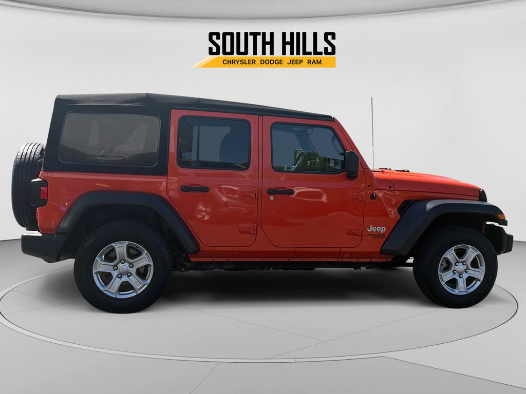 2019 Jeep Wrangler Unlimited Sport S Orange at South Hills CDJR