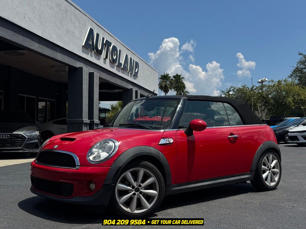 Chili Red 2014 MINI Cooper Convertible Front-Wheel Drive 6-Speed Automatic