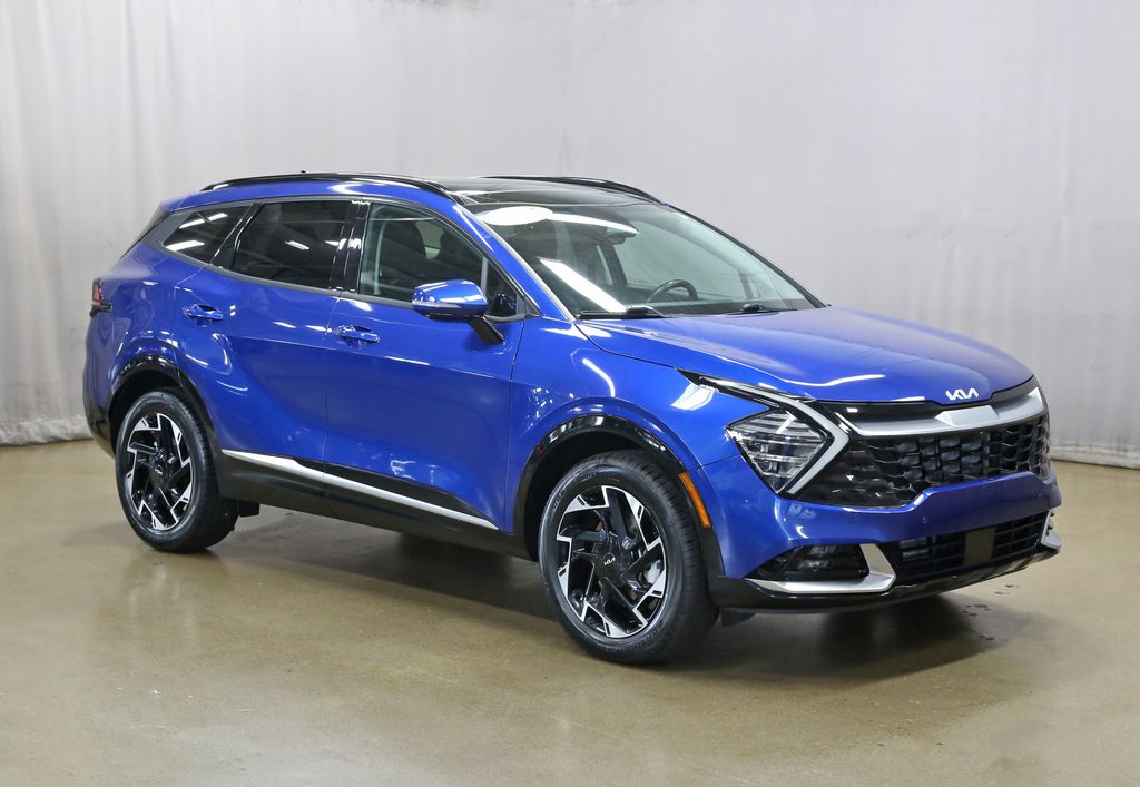 Sapphire Blue 2023 Kia Sportage SUV / Crossover All-Wheel Drive 8-Speed Automatic