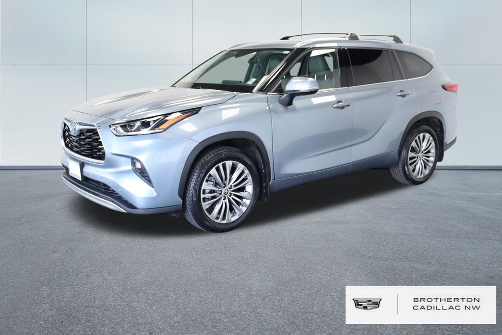 Moon Dust 2021 Toyota Highlander Hybrid SUV / Crossover All-Wheel Drive Continuously Variable Transmission