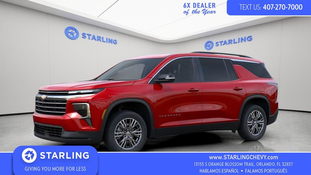 Radiant Red Tintcoat 2027 Chevrolet Traverse SUV / Crossover Front-Wheel Drive 8-Speed Automatic