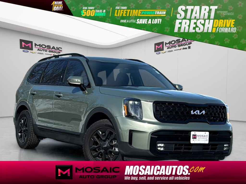 Green 2024 Kia Telluride SX X-Pro AWD SUV / Crossover All-Wheel Drive 8-Speed Automatic