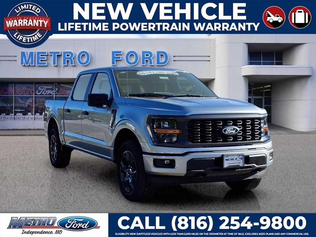 Iconic Silver Metallic 2026 Ford F-150 Pickup Truck Four-Wheel Drive Automatic