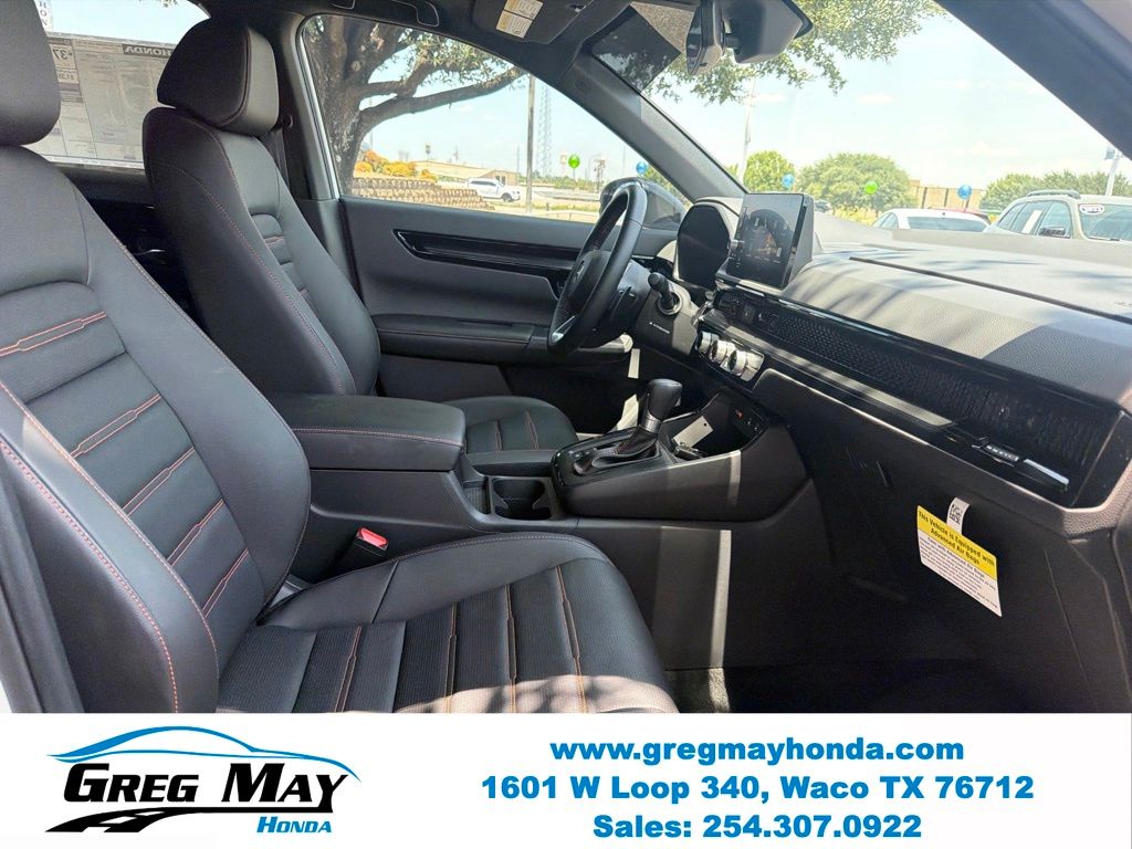 2026 Honda CR-V Hybrid Sport Touring White at Greg May Honda