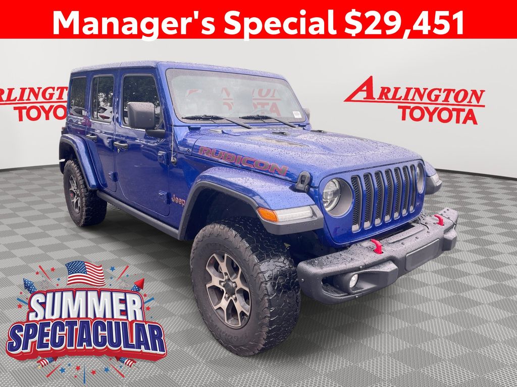 Ocean Blue Metallic 2020 Jeep Wrangler SUV / Crossover Four-Wheel Drive 6-Speed Manual
