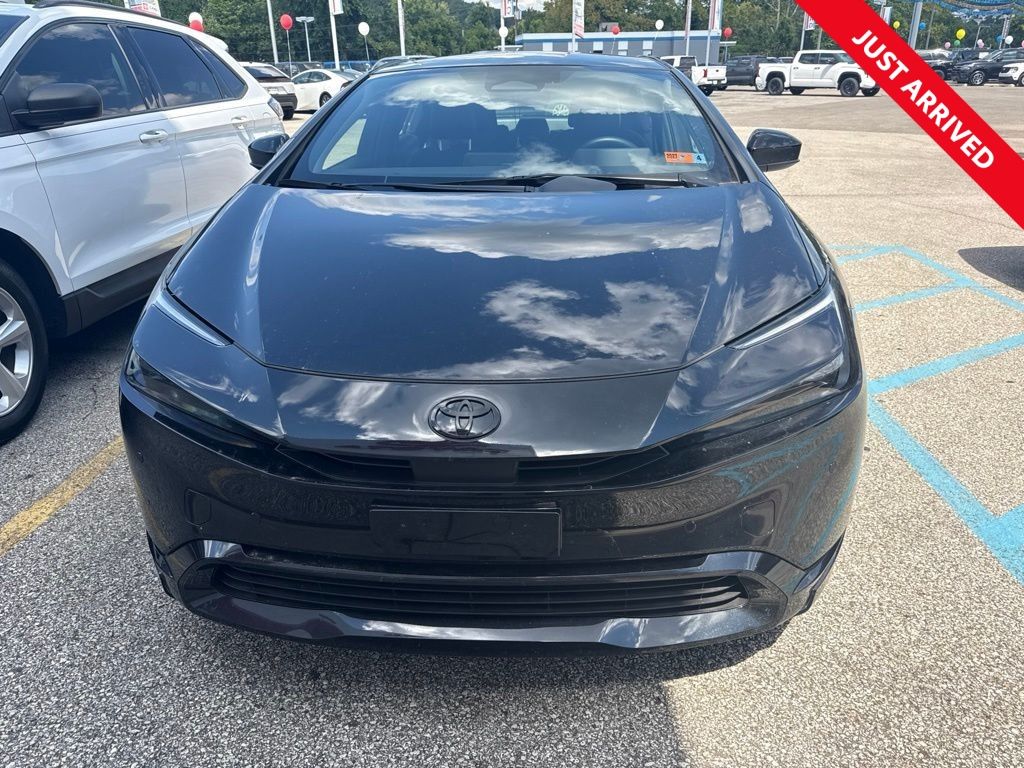 Midnight Black Metallic 2025 Toyota Prius Hatchback All-Wheel Drive Continuously Variable Transmission