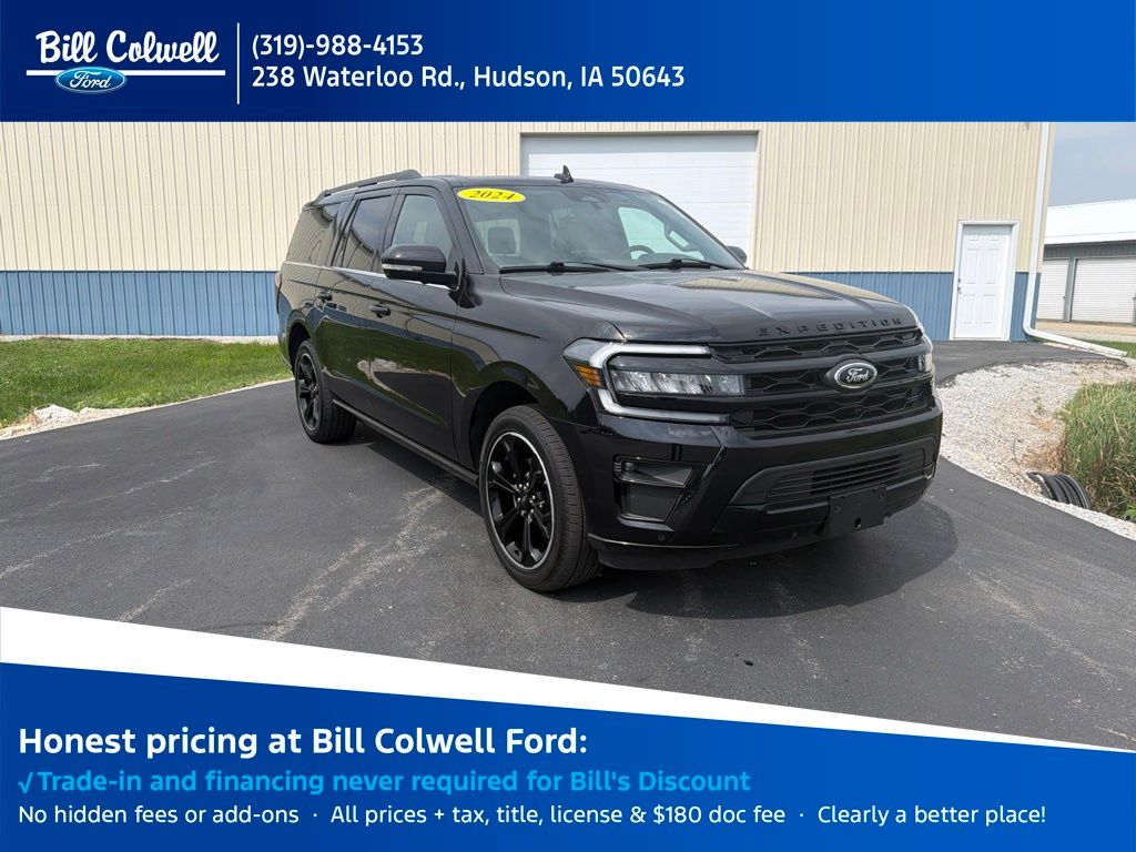 Agate Black Metallic 2024 Ford Expedition SUV / Crossover Four-Wheel Drive Automatic