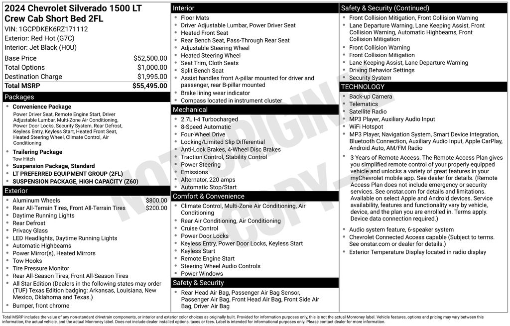 Used 2024 Red Chevrolet LT image 6