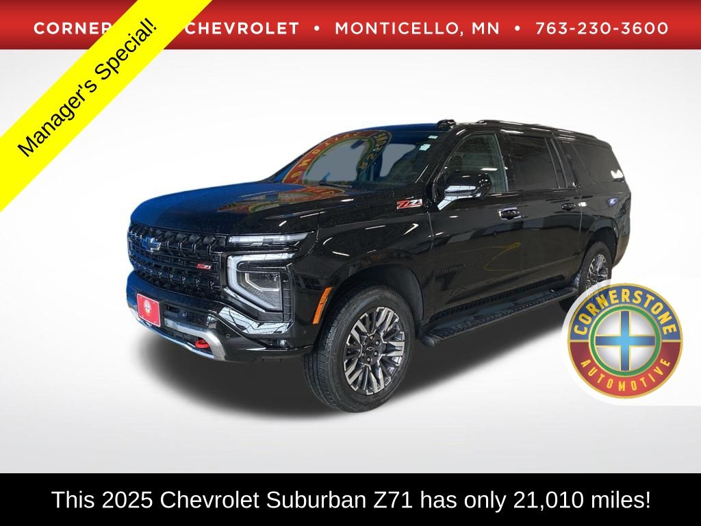 Black 2025 Chevrolet Suburban SUV / Crossover Four-Wheel Drive