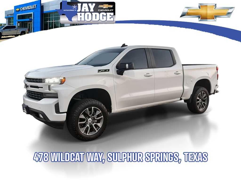 Summit White 2019 Chevrolet Silverado 1500 Pickup Truck Four-Wheel Drive 8-Speed Automatic