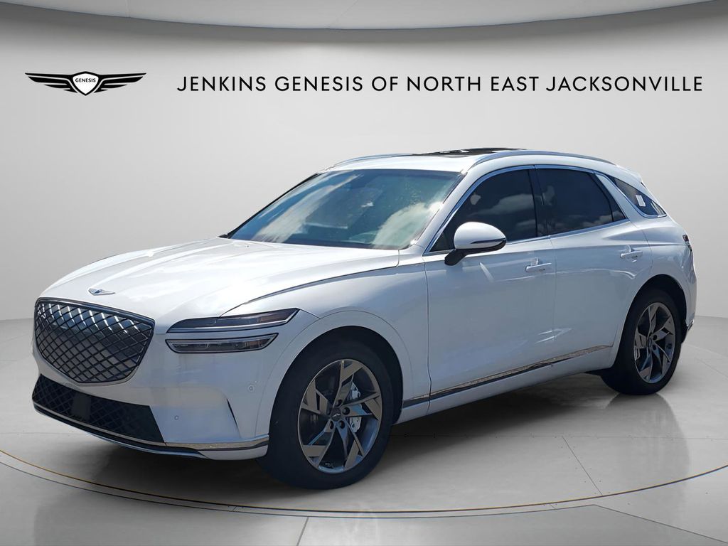 Uyuni White 2025 Genesis GV70 Electrified Advanced AWD SUV / Crossover All-Wheel Drive 1-Speed Automatic