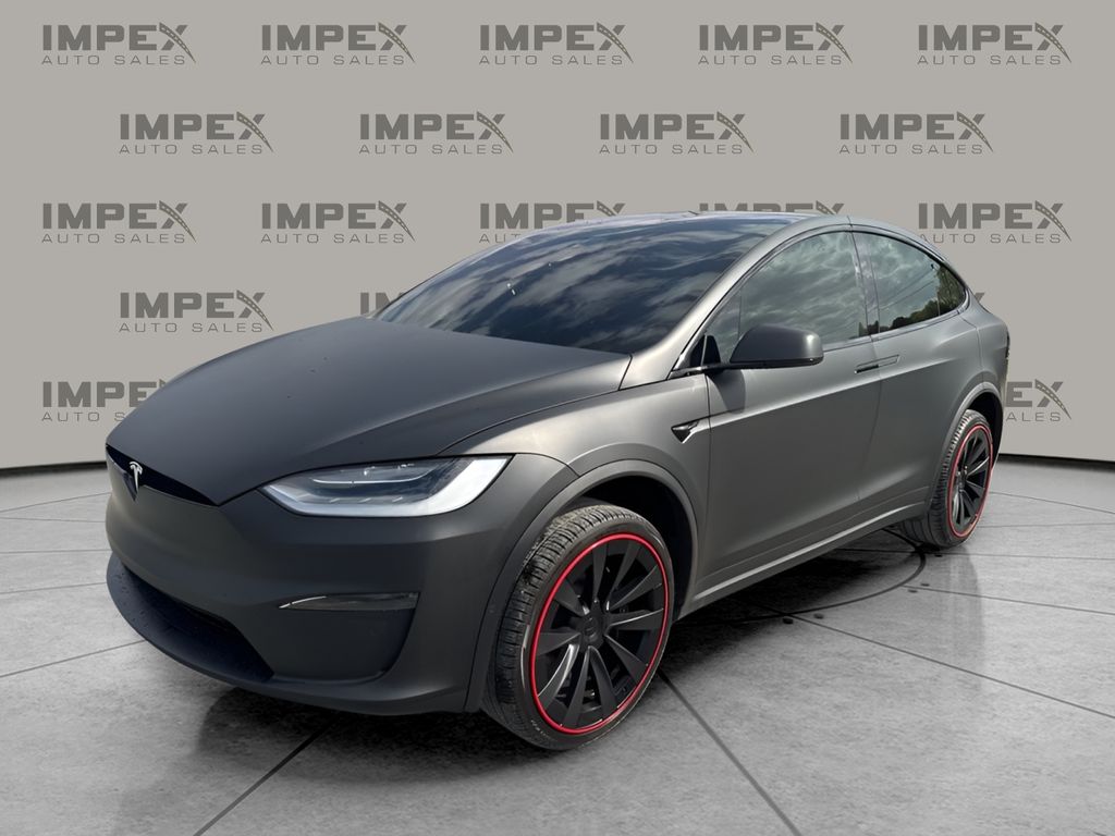 Solid Black 2023 Tesla Model X SUV / Crossover All-Wheel Drive 1-Speed Automatic