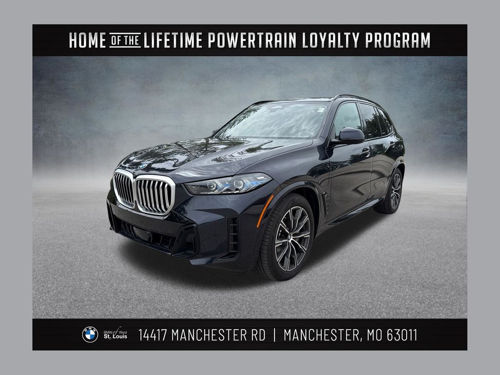 Carbon Black Metallic 2025 BMW X5 SUV / Crossover All-Wheel Drive 8-Speed Automatic