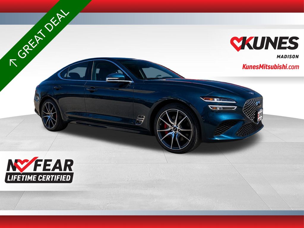 Tasman Blue 2025 Genesis G70 2.5T Standard RWD Sedan Rear-Wheel Drive 8-Speed Automatic