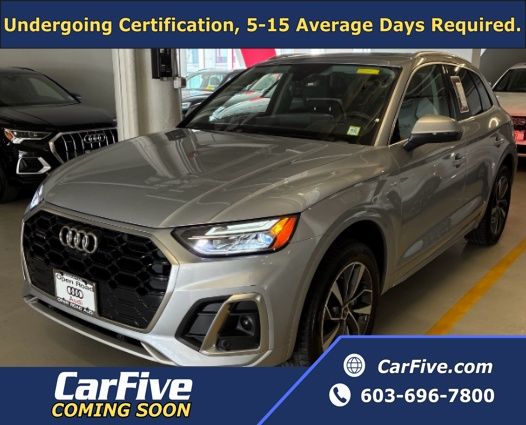 Silver Metallic 2022 Audi Q5 SUV / Crossover All-Wheel Drive 7-Speed Automatic