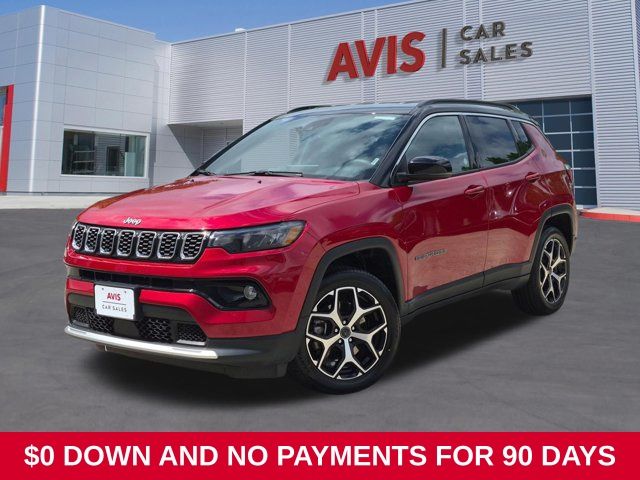 Red 2025 Jeep Compass SUV / Crossover Four-Wheel Drive 8-Speed Automatic