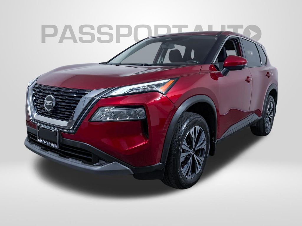 Red (Scarlet Ember Tintcoat) 2021 Nissan Rogue SUV / Crossover All-Wheel Drive Continuously Variable Transmission