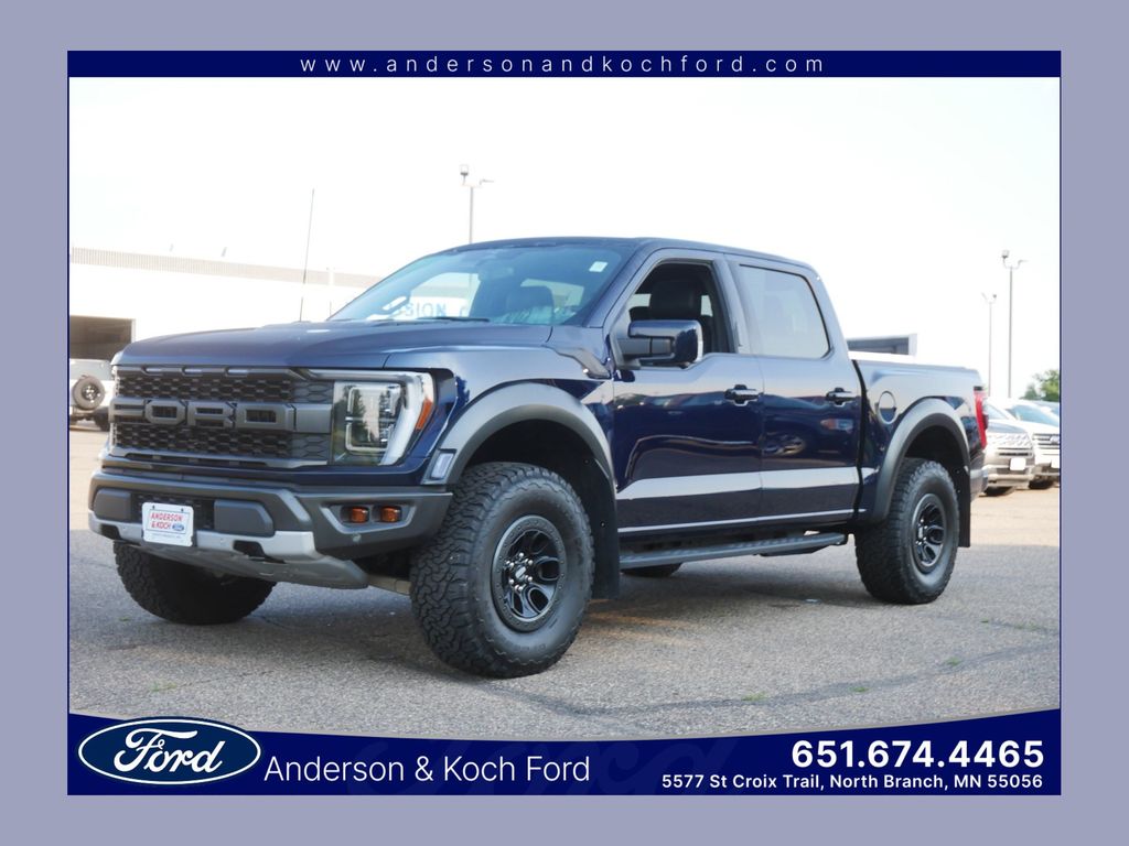 Blue Metallic 2023 Ford F-150 Pickup Truck Four-Wheel Drive Automatic