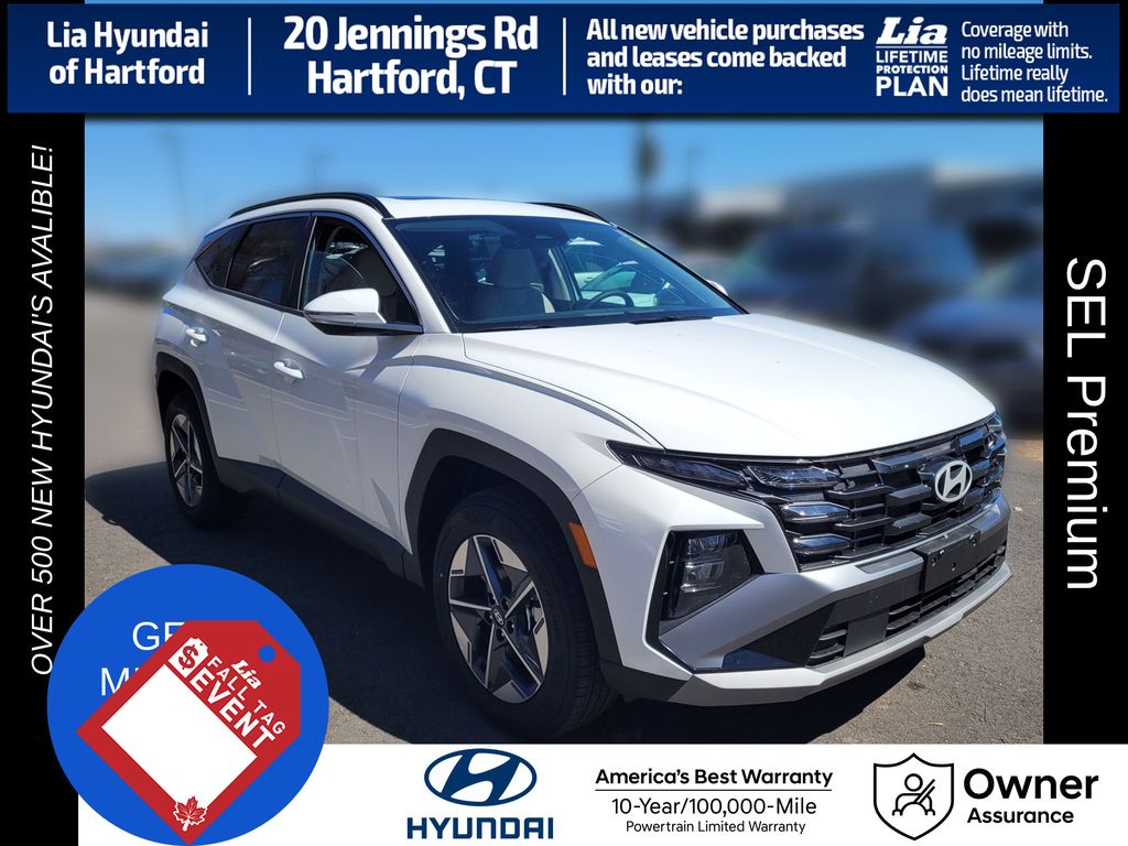 White Pearl 2026 Hyundai Tucson SUV / Crossover All-Wheel Drive 8-Speed Automatic