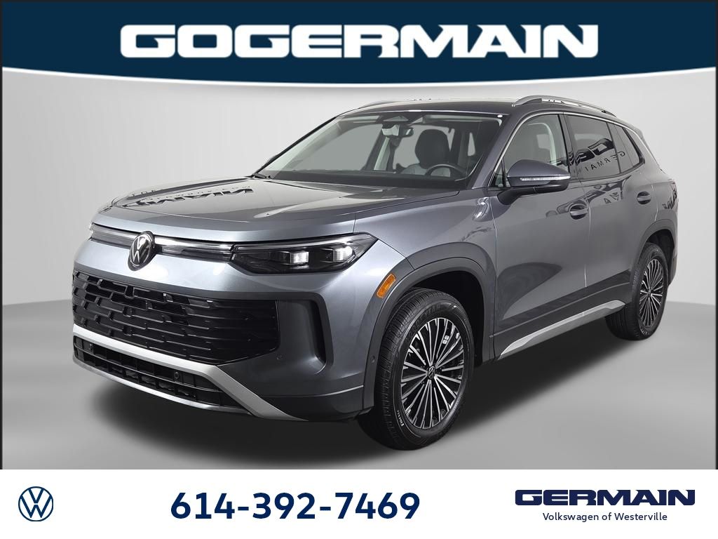 Platinum Gray Metallic 2025 Volkswagen Tiguan SUV / Crossover All-Wheel Drive 8-Speed Automatic