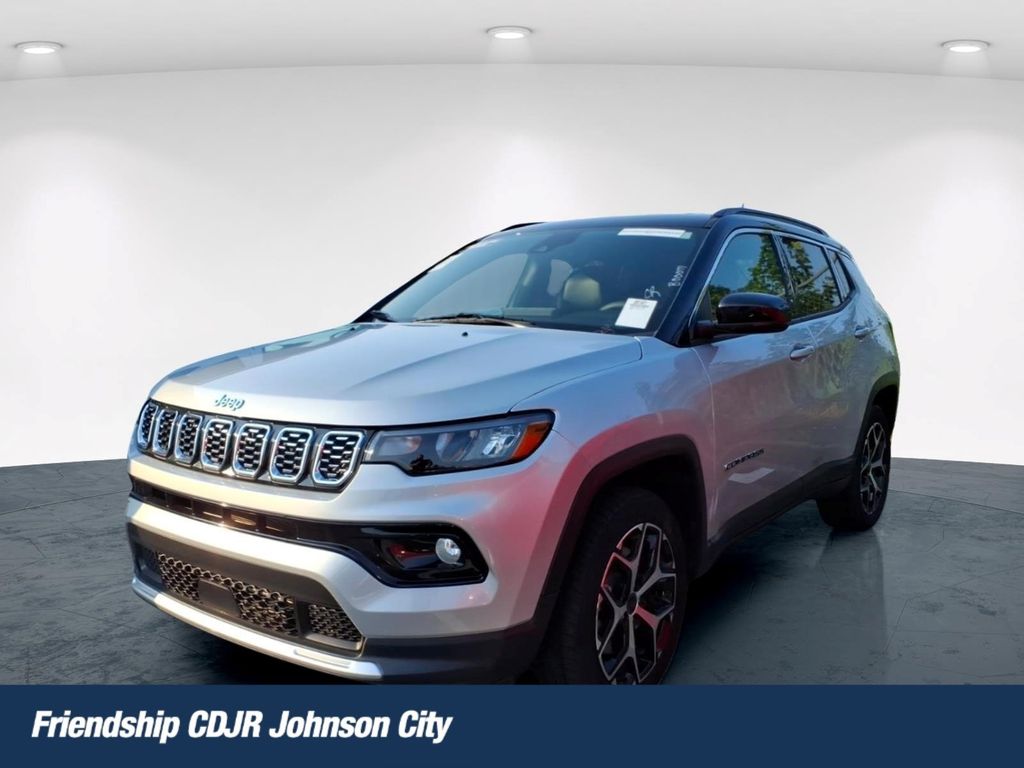 Silver Zynith Metallic Clearcoat 2025 Jeep Compass SUV / Crossover Four-Wheel Drive 8-Speed Automatic