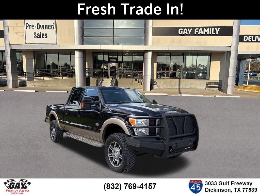 Brown Metallic 2013 Ford F-250 Super Duty King Ranch Crew Cab 4WD Pickup Truck Four-Wheel Drive 6-Speed Automatic Overdrive