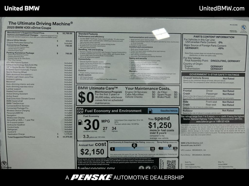 2025 BMW 4 Series 430i xDrive 23