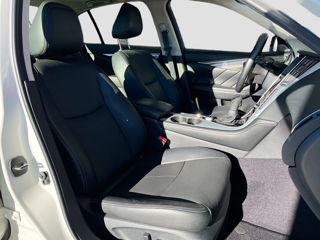 2023 INFINITI Q50 LUXE White at AutoSavvy Houston Northwest